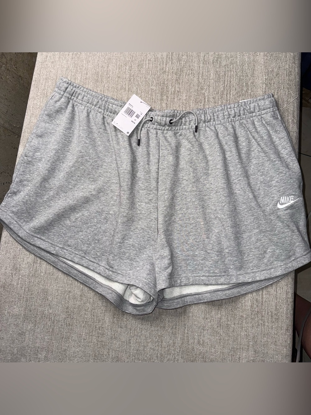 NWT Nike Women’s 3X Sportswear High Rise Gray Fleece Shorts
